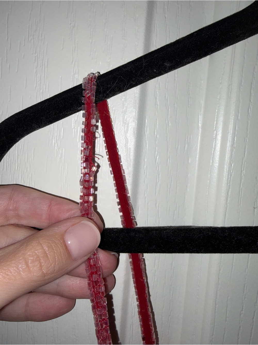 VINTAGE Emma Black Hot Pink Sequin Camisole - Picture 9 of 15